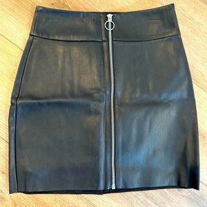 NEW WITH TAGS - Faux Leather Express Skirt. Size 2